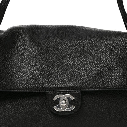 Chanel Grained Calfskin Small Souplissimo Maxi Flap Black 8 of 10