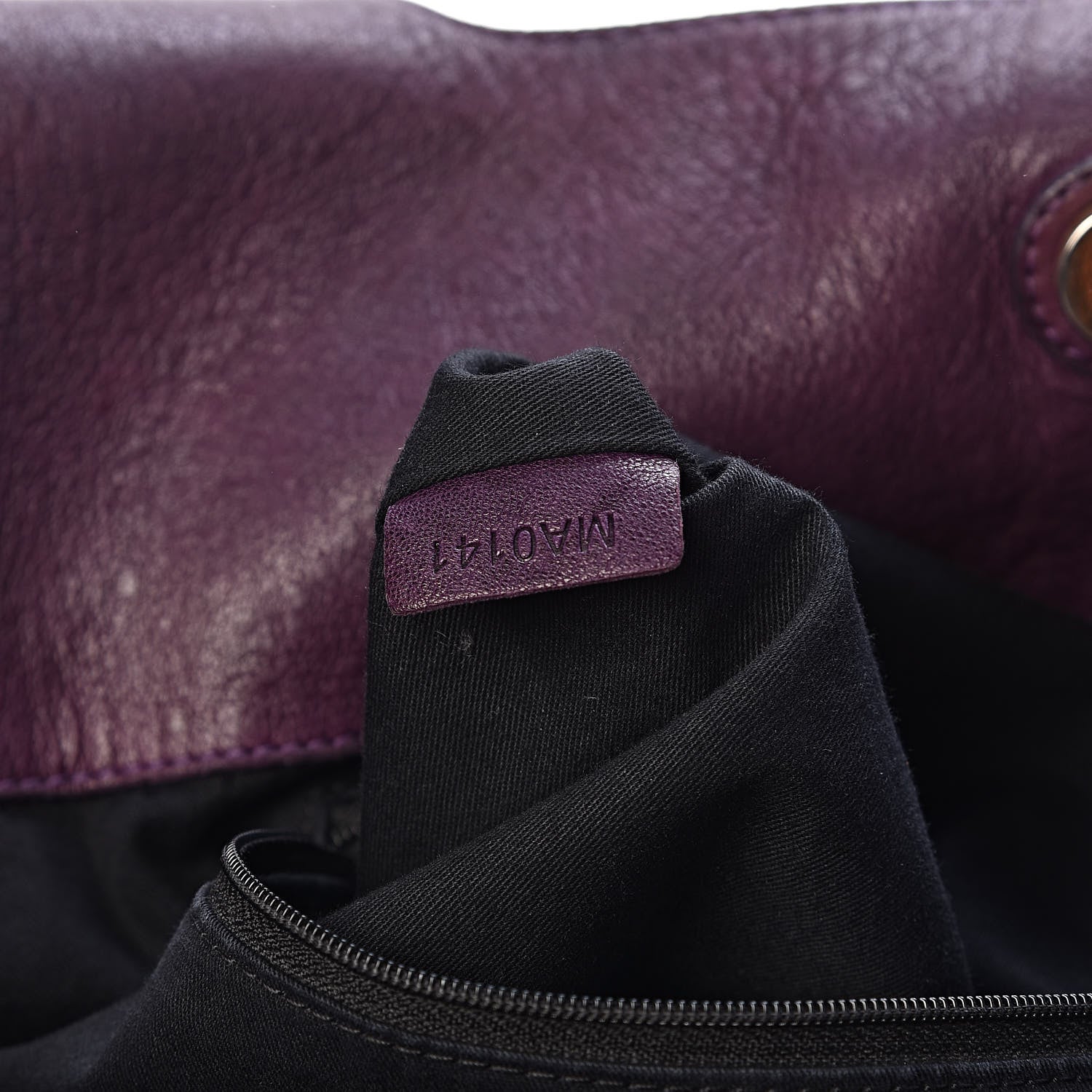 Givenchy Lambskin George V Apron Bag Purple 9 of 15
