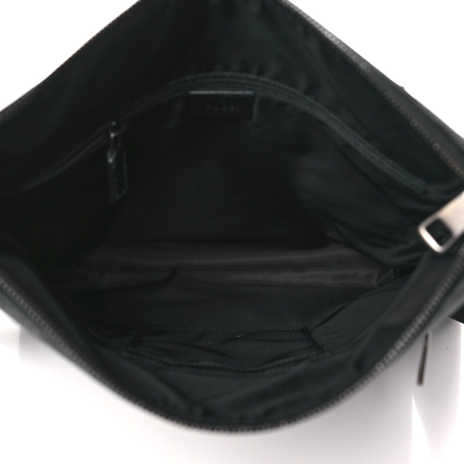 Gucci GG Supreme Monogram Crossbody Messenger Bag Black Grey 5 of 9