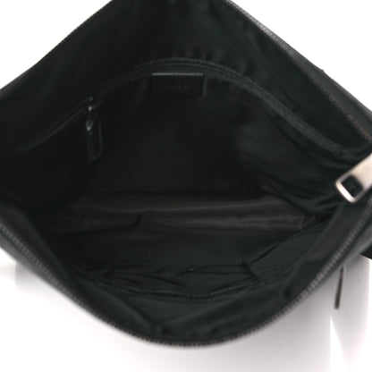 Gucci GG Supreme Monogram Crossbody Messenger Bag Black Grey 5 of 9