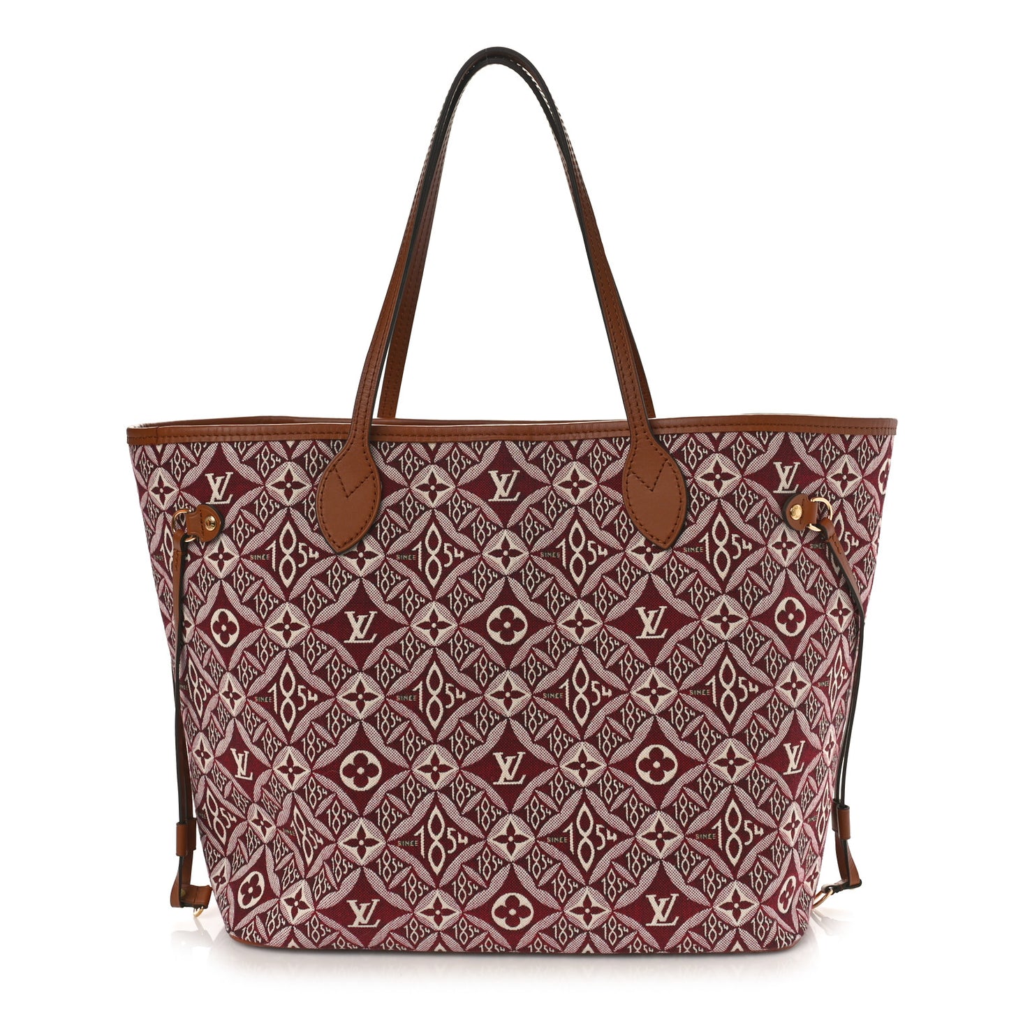 Jacquard Since 1854 Neverfull MM Bordeaux