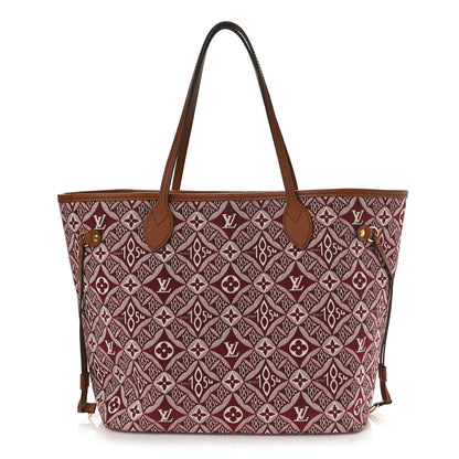 Louis Vuitton Jacquard Since 1854 Neverfull MM Bordeaux 2 of 9