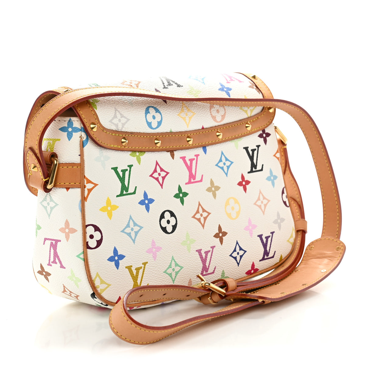 Louis Vuitton Monogram Multicolor Sologne White 3 of 13