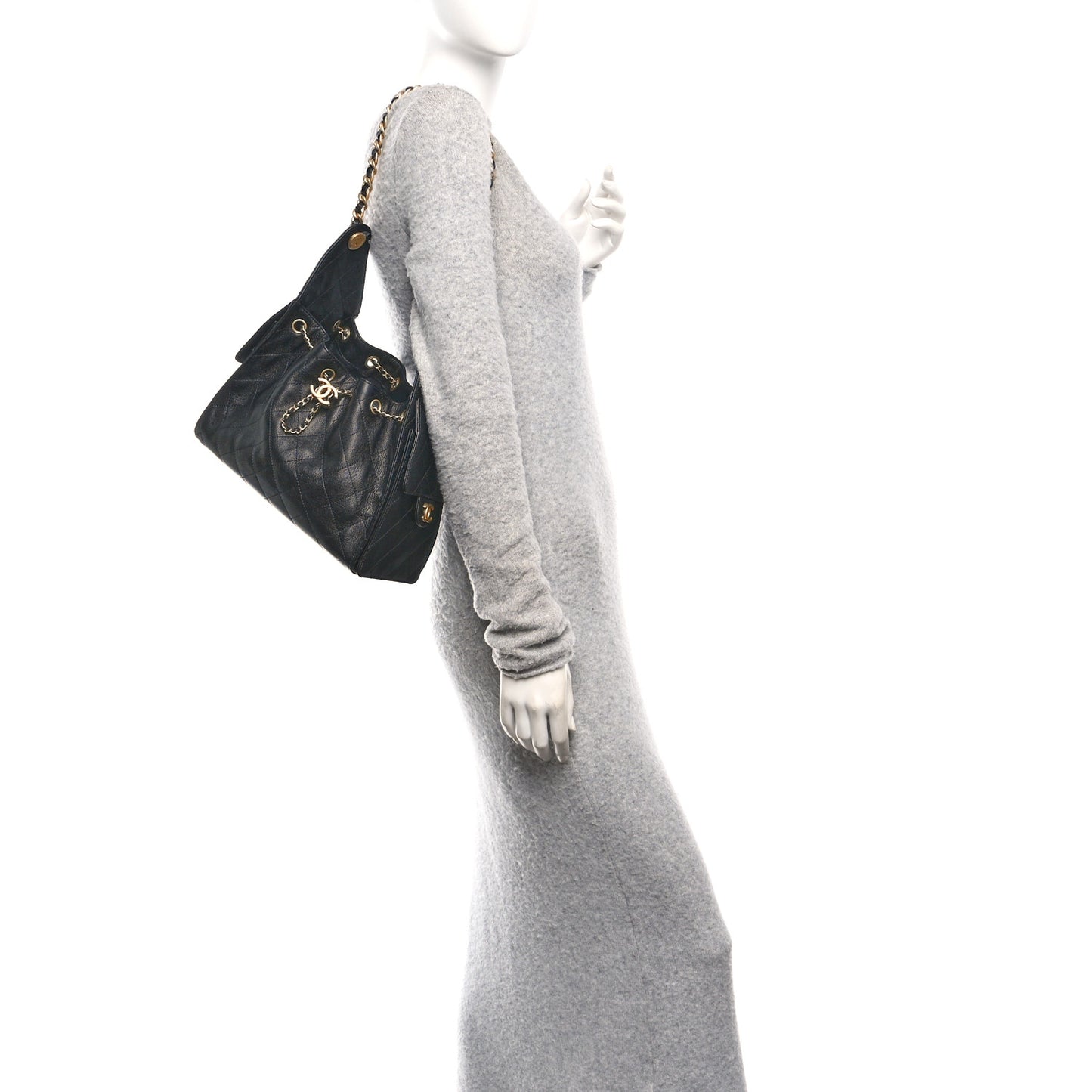 Caviar Quilted Small Chanel 25 Handbag Black