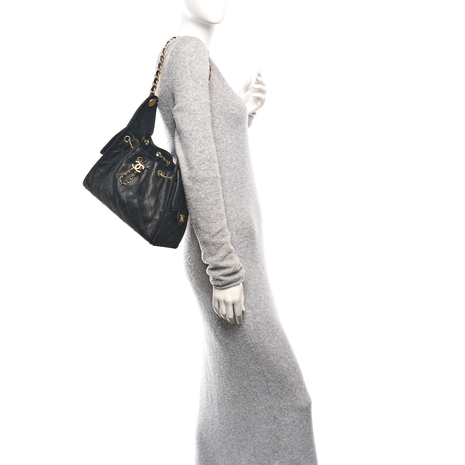 Chanel Caviar Quilted Small Chanel 25 Handbag Black 2 of 10