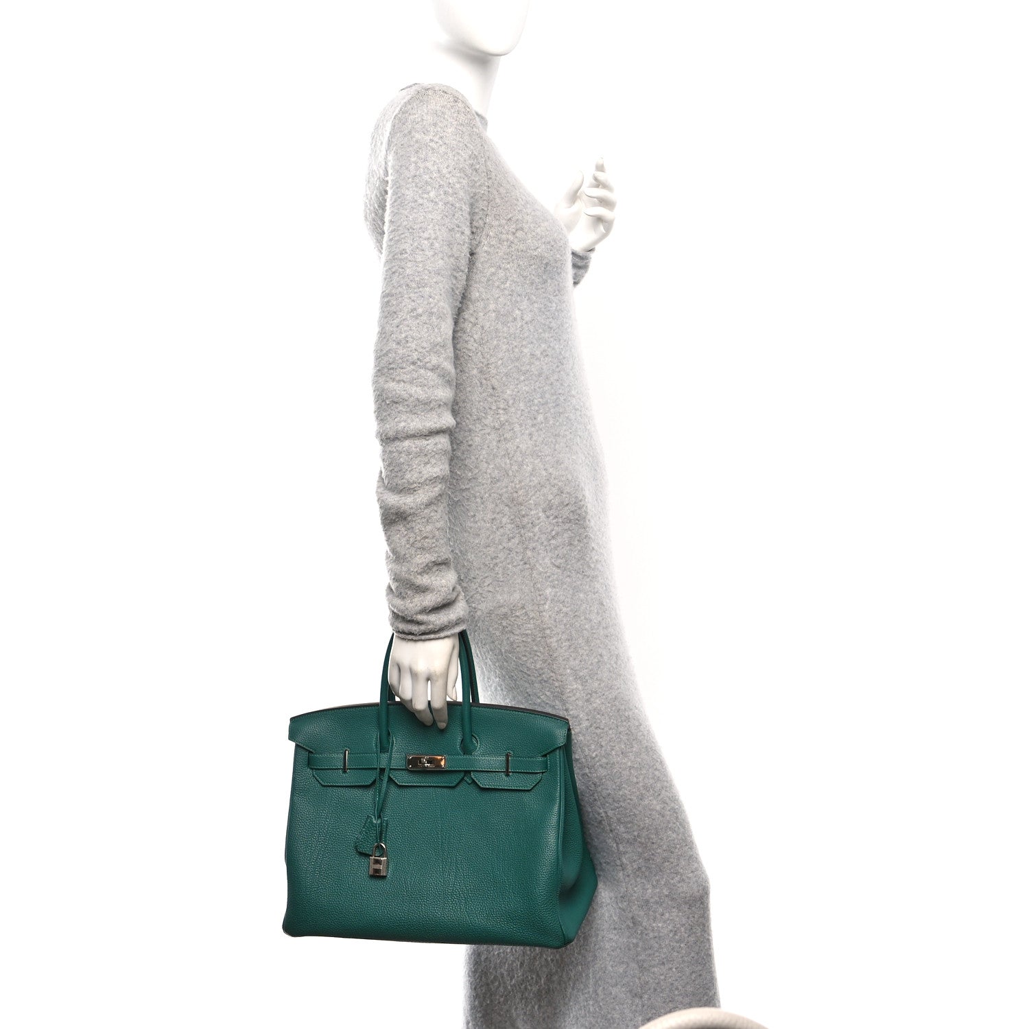 Hermes Togo BIRKIN 35 Malachite 2 of 11