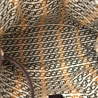 Gucci Snakeskin Medium Pelham Tote Green Brown 5 of 14