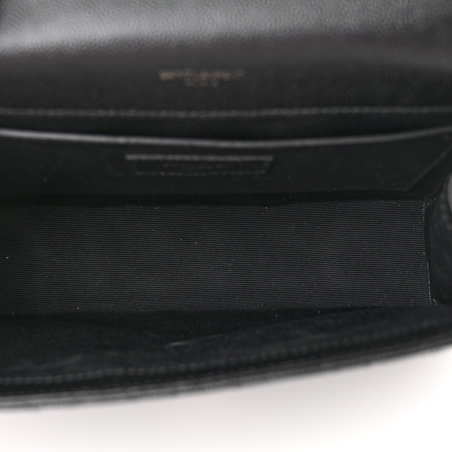 Grain De Poudre Textured Mixed Matelasse Triquilt Medium Monogram Satchel Black