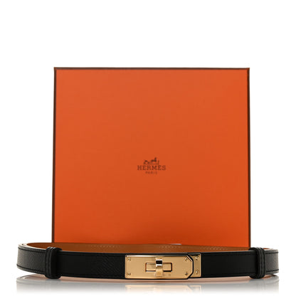 Hermes Epsom Kelly Belt Black 6 of 6