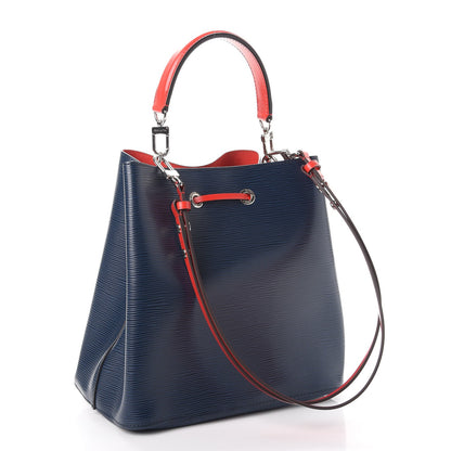 Louis Vuitton Epi Neonoe Indigo Coquelicot 4 of 10