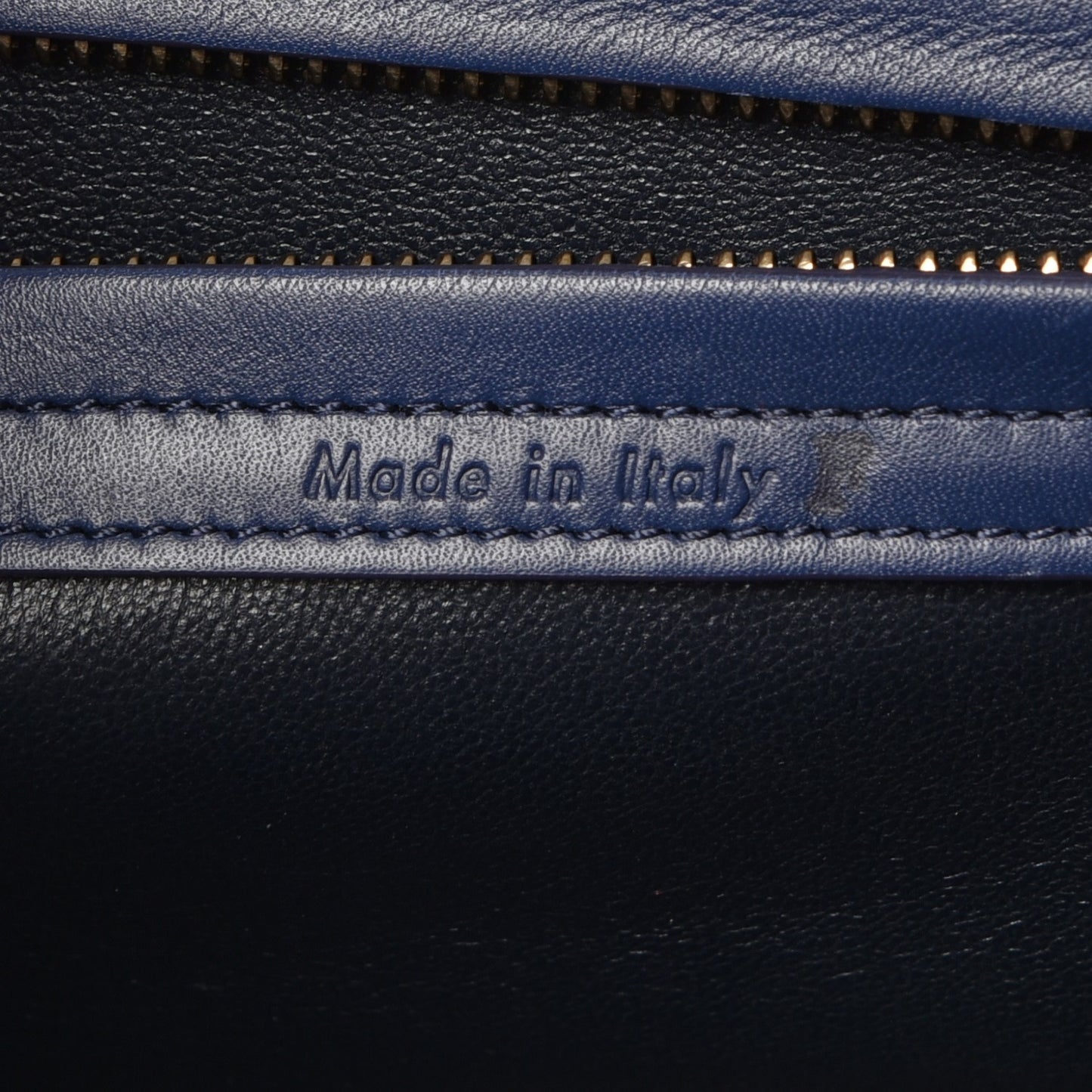Nubuck Calfskin Medium Phantom Luggage Navy Blue