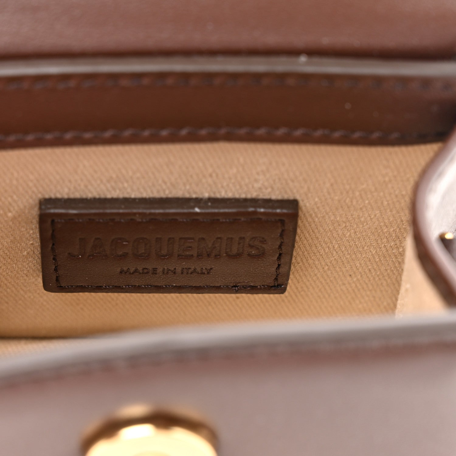 Jacquemus Smooth Calfskin Le Chiquito Dark Brown 5 of 8