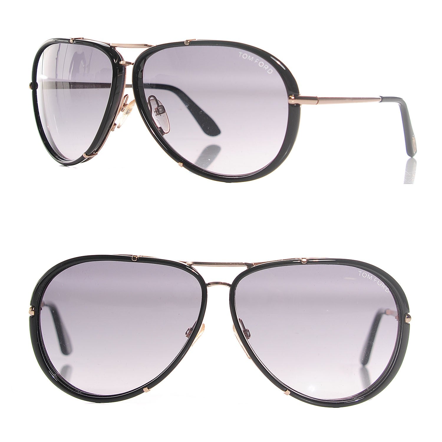 Tom Ford Cyrille Sunglasses TF 109 Black 1 of 6