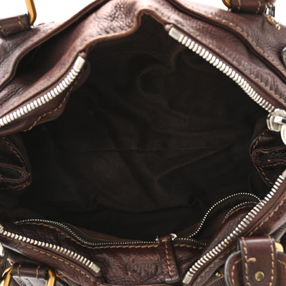 Chloe Calfskin Medium Paddington Satchel Chocolate 5 of 10