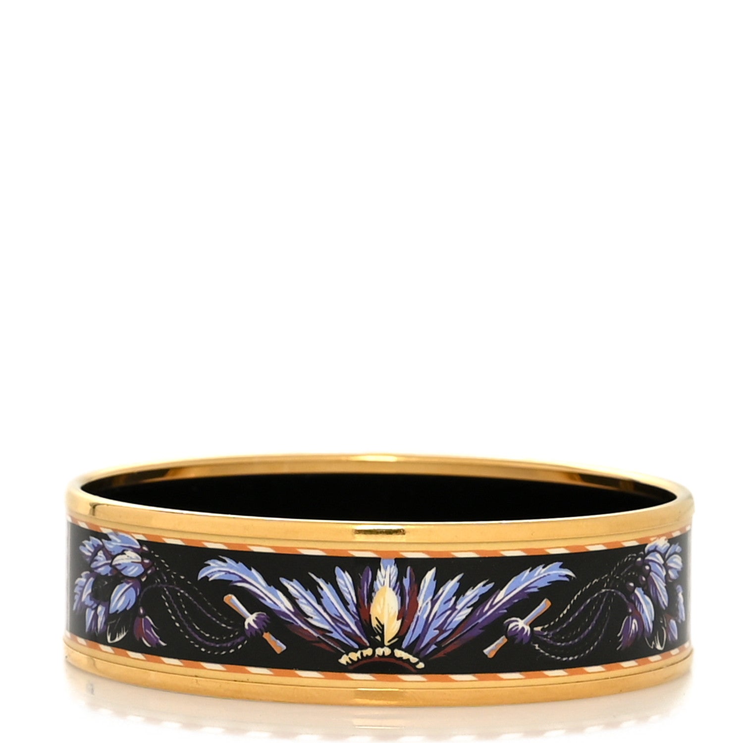 Hermes Enamel Printed Medium Brazil Bracelet 3 of 5