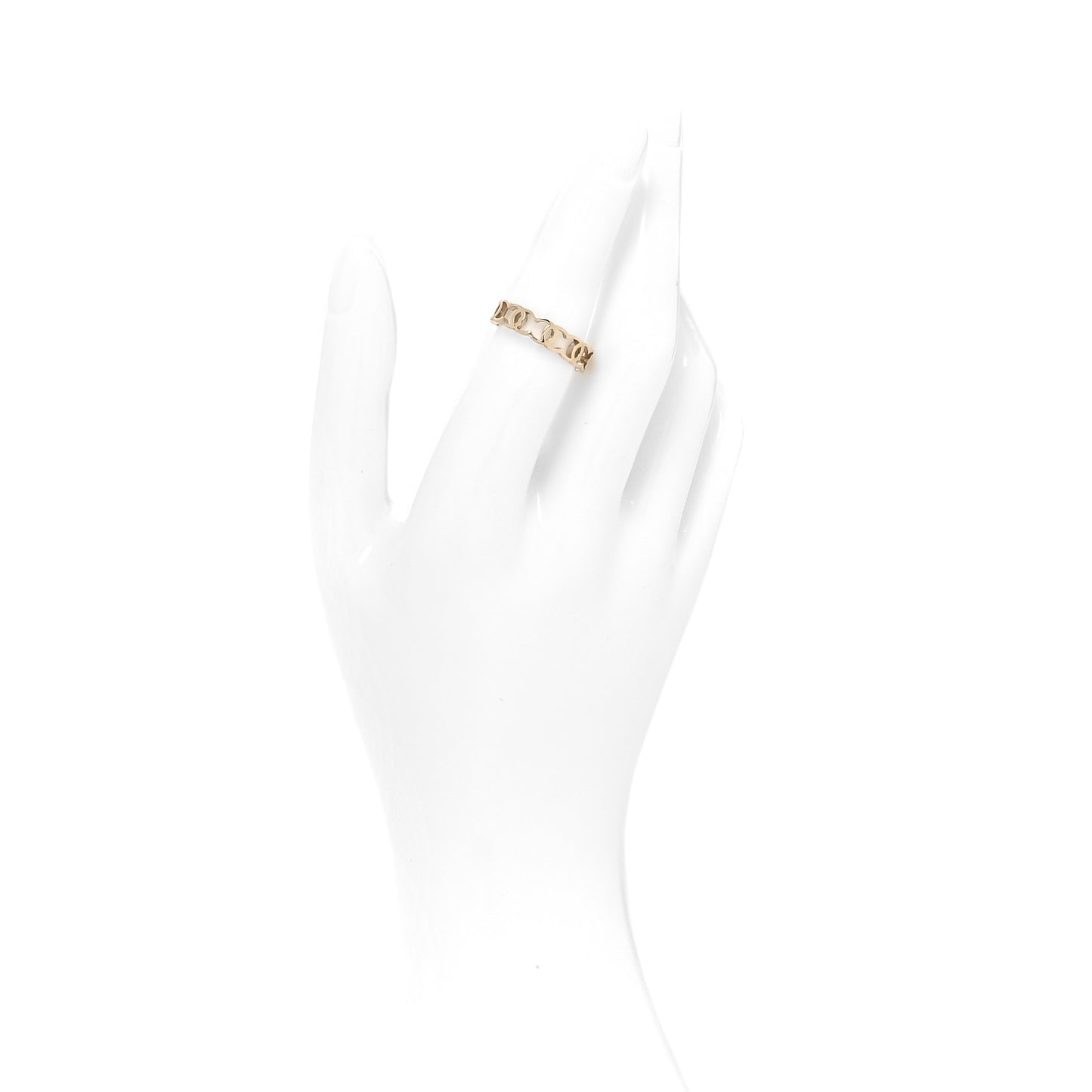 Metal CC Ring 6 52 Gold