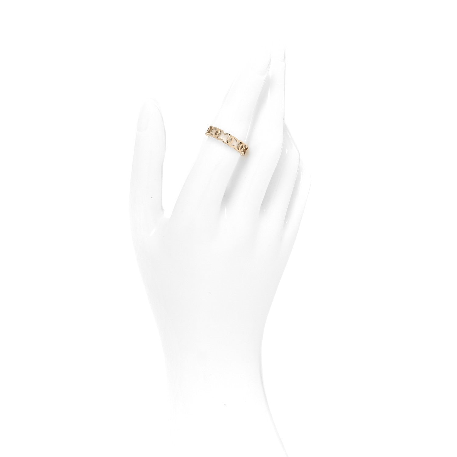 Chanel Metal CC Ring 6 52 Gold 2 of 4