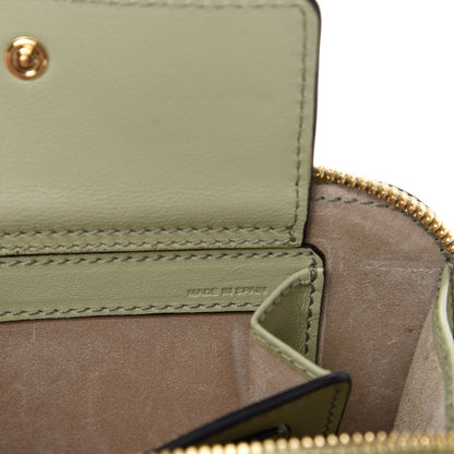 Chloe Calfskin Crocodile Embossed Mini C Vanity Bag Light Eucalyptus 9 of 11