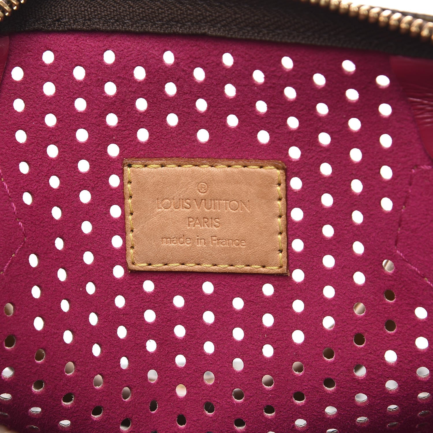 Louis Vuitton Monogram Perforated Speedy 30 Fuchsia 6 of 10