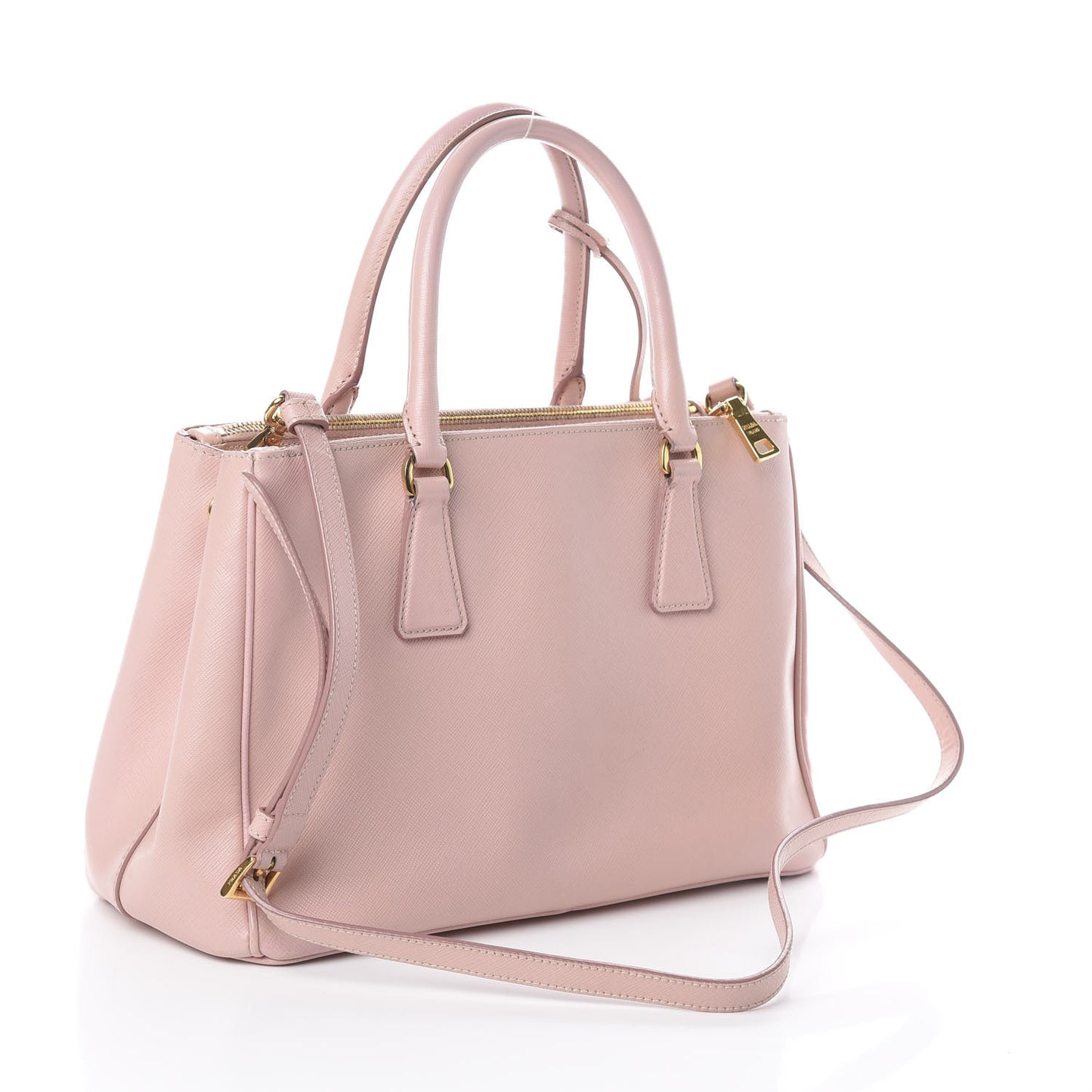 Saffiano Medium Galleria Double Zip Tote Orchidea