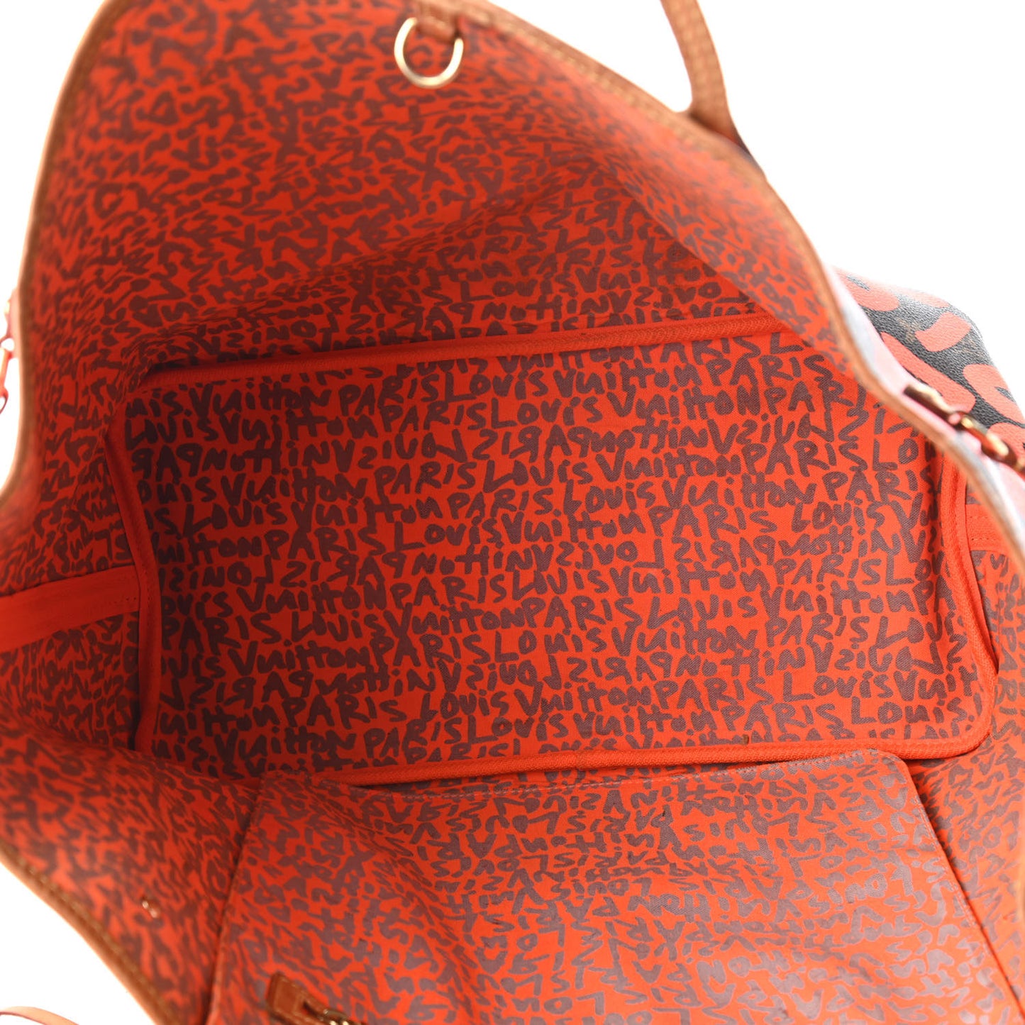 Monogram Graffiti Neverfull GM Orange