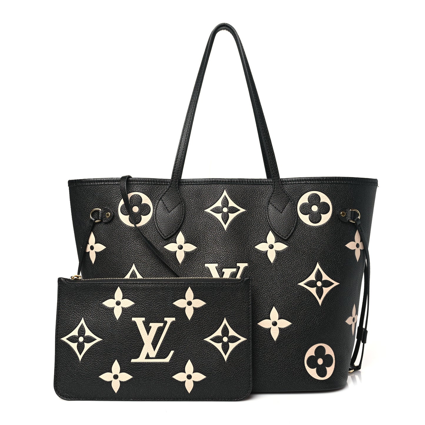 Empreinte Monogram Giant Neverfull MM Black Beige