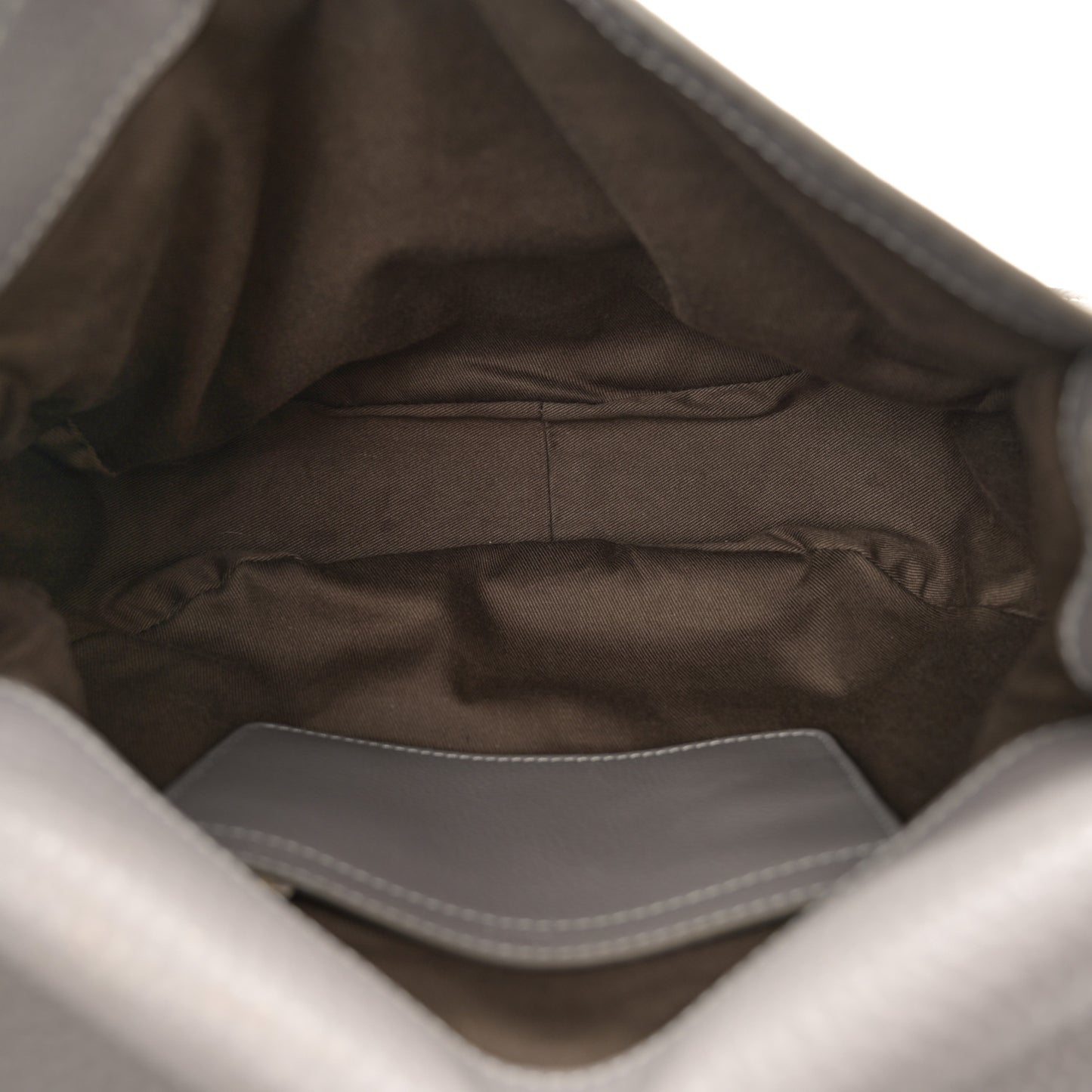 Calfskin Medium Marcie Round Crossbody Bag Cashmere Grey