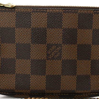 Louis Vuitton Damier Ebene Mini Pochette Accessories 8 of 11