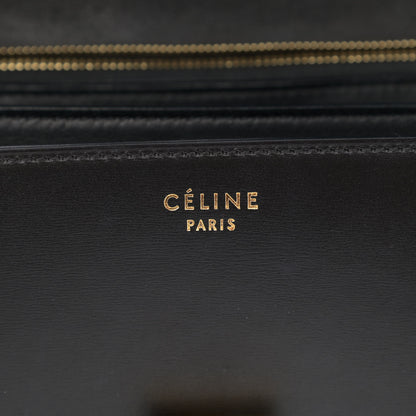 Celine Box Calfskin Medium Classic Box Flap Bag Black 6 of 12