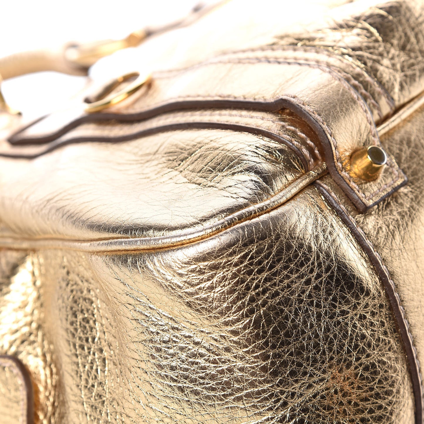 Metallic Calfskin Ashbury Gold