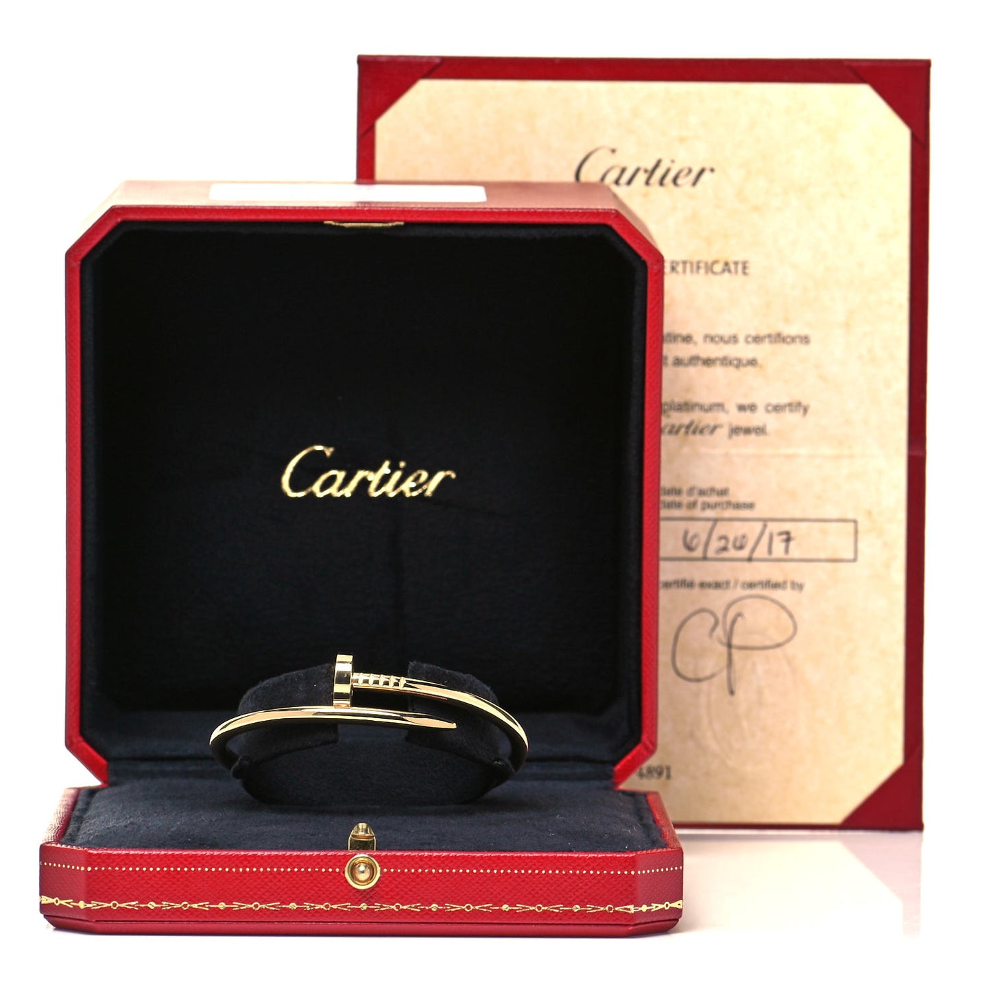 18K Yellow Gold Juste Un Clou Bracelet 16