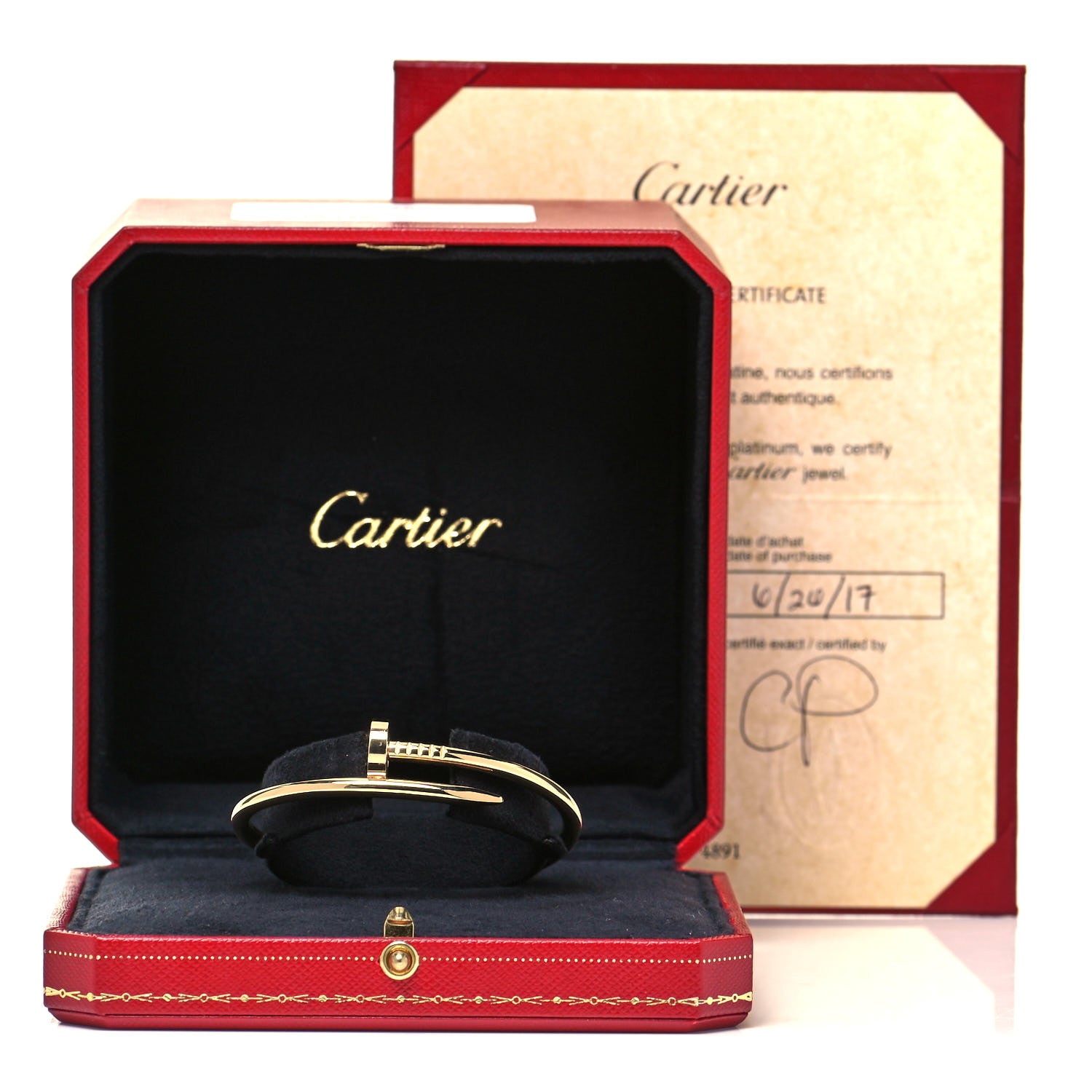 Cartier 18K Yellow Gold Juste Un Clou Bracelet 16 5 of 5