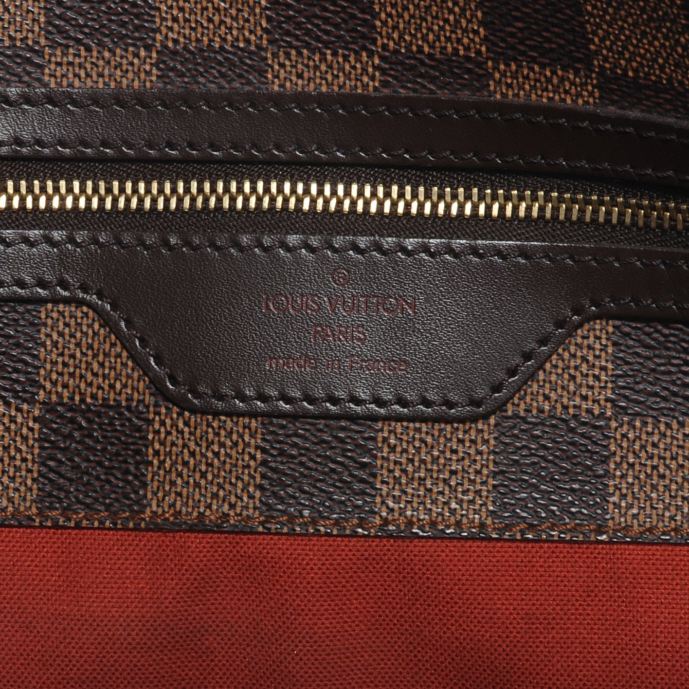 Louis Vuitton Damier Ebene Cabas Alto 6 of 7