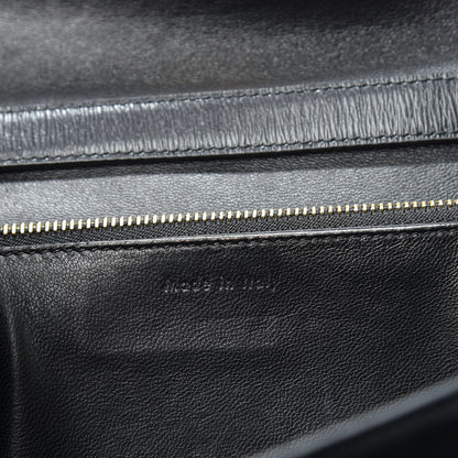 Celine Liege Calfskin Medium Classic Box Flap Bag Liquorice 6 of 8