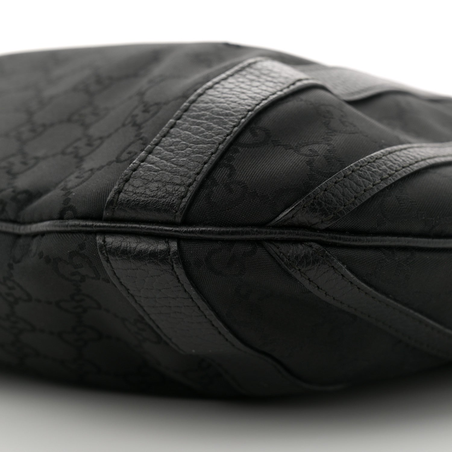 Gucci Monogram Medium Abbey Convertible Tote Black 10 of 10