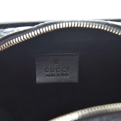 Gucci Guccissima Zip Clutch Dark Brown 6 of 7