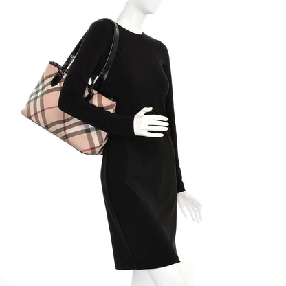 Burberry Supernova Check Regent Tote Black 2 of 9