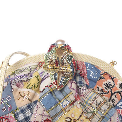 Judith Leiber Crystal Fabric Quilted Clutch Multicolor 11 of 11
