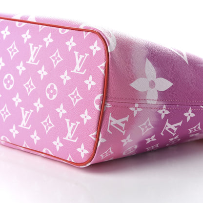 Louis Vuitton Monogram Escale Neverfull MM Rouge 7 of 10