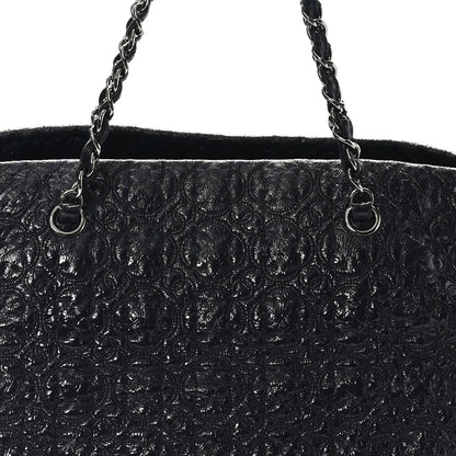 Chanel Vinyl Rock in Moscow Tote Navy 7 of 9