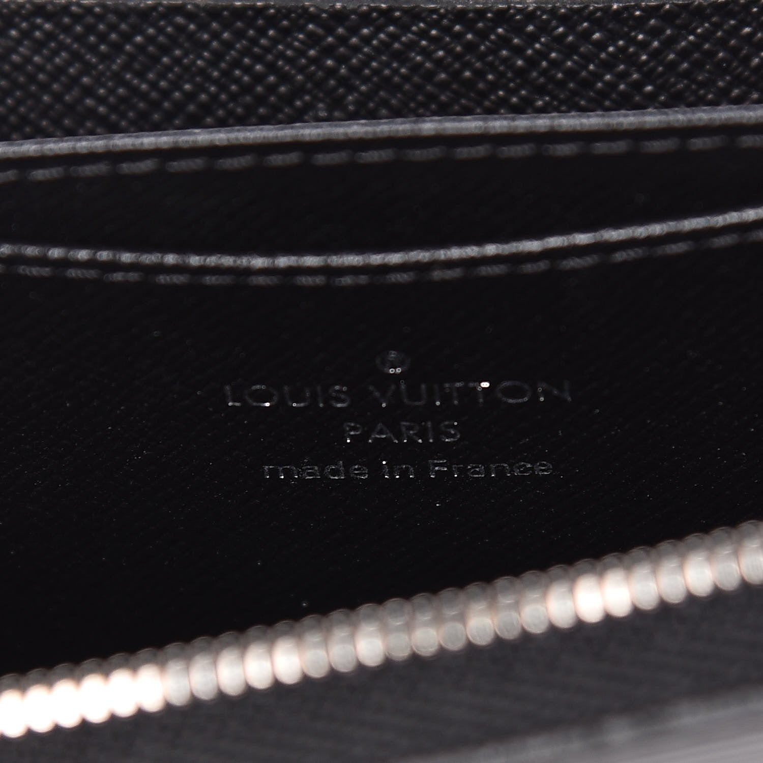 Louis Vuitton Epi Zippy Coin Purse Black 7 of 7