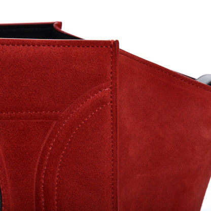 Celine Suede Medium Phantom Luggage Vermillion 12 of 17