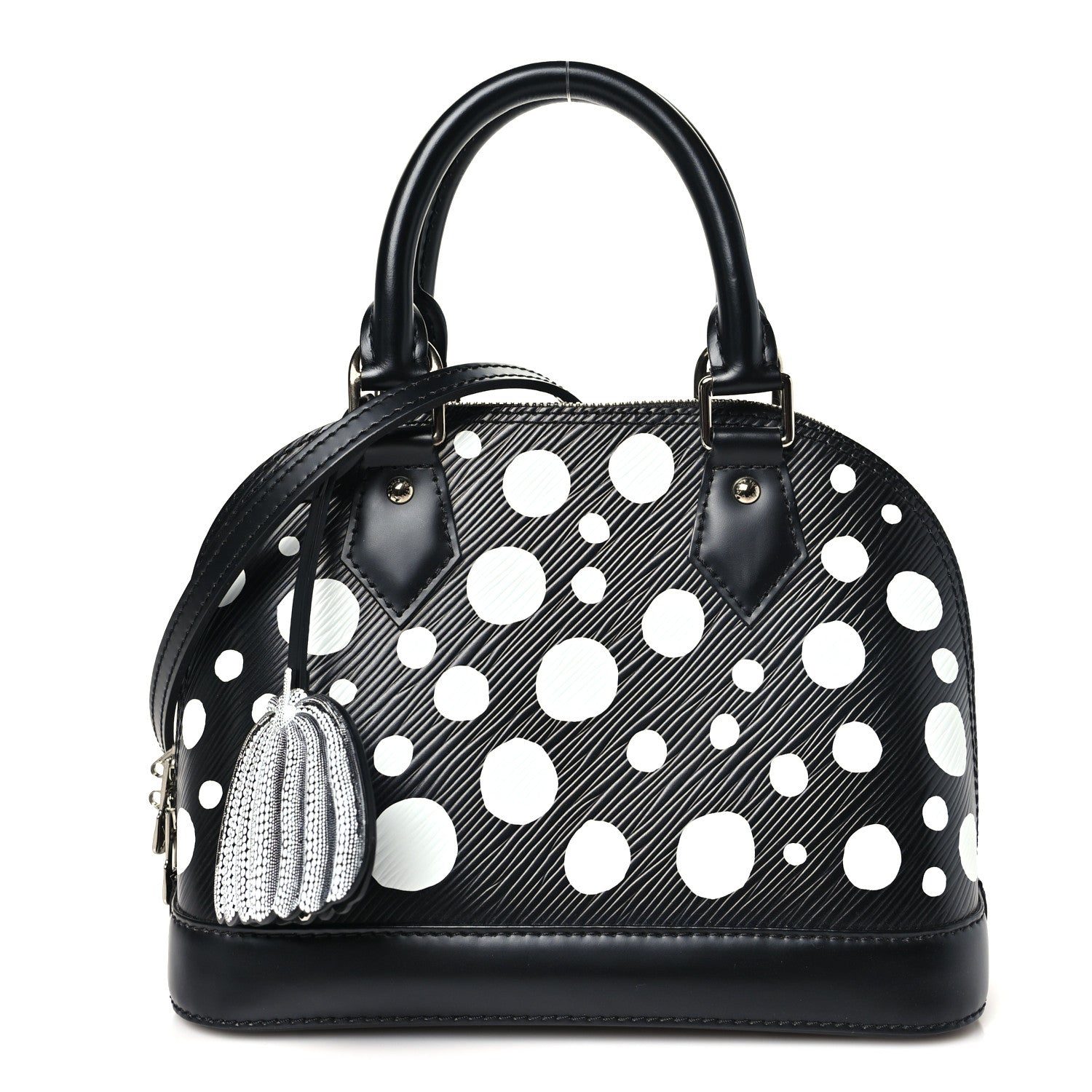 Louis Vuitton X YK Epi Alma BB Black White 1 of 9