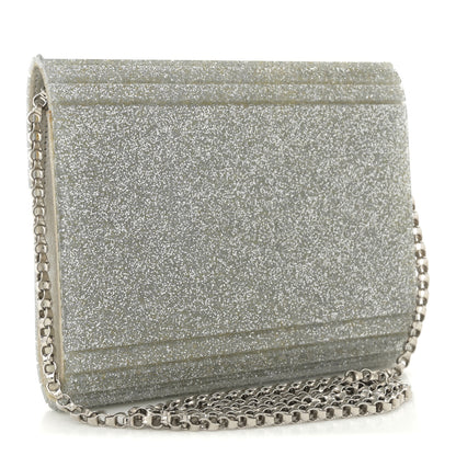 Jimmy Choo Acrylic Glitter Micro Candy Clutch Silver 3 of 11