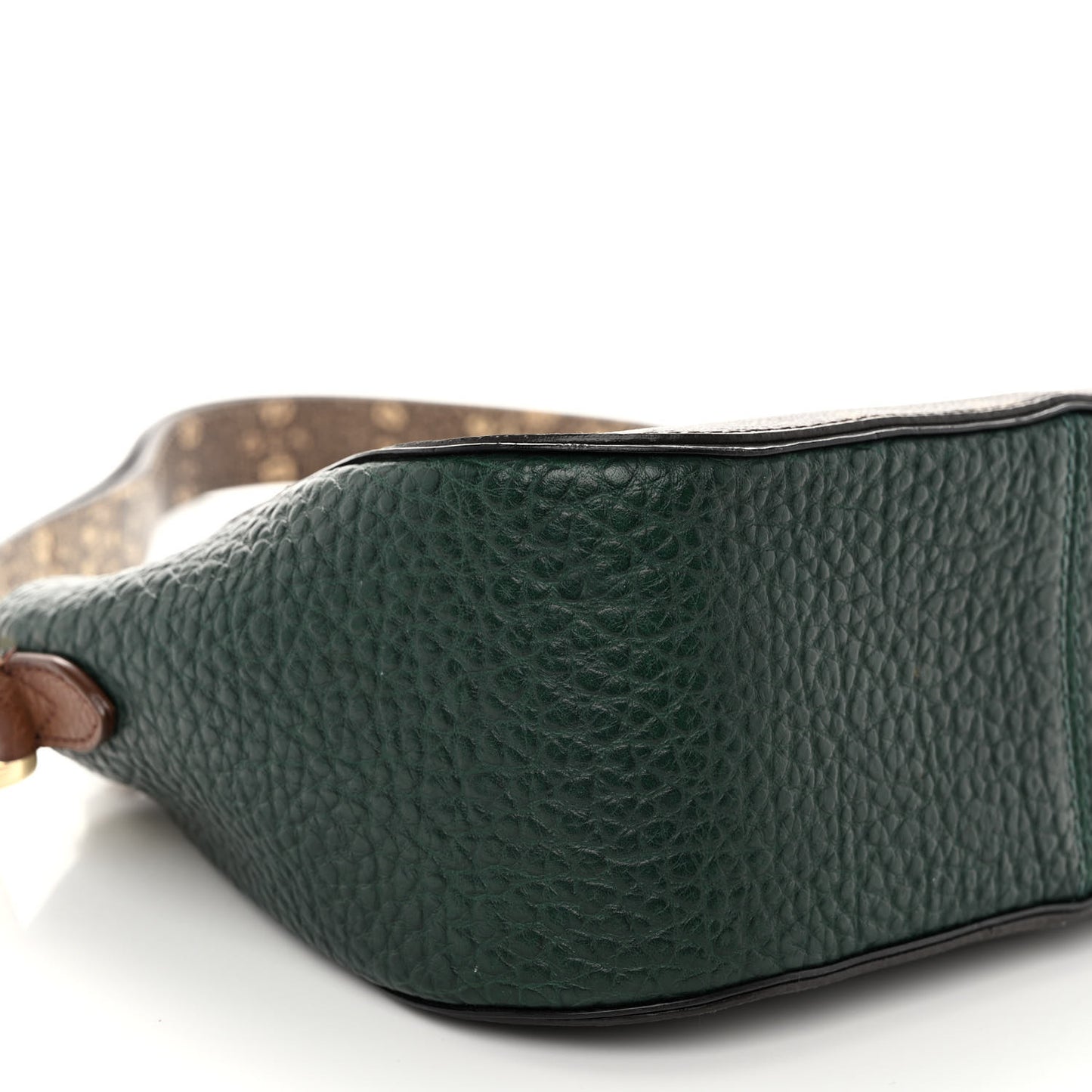 Ostrich Lizard Exotique Majestueux Shoulder Bag Vert