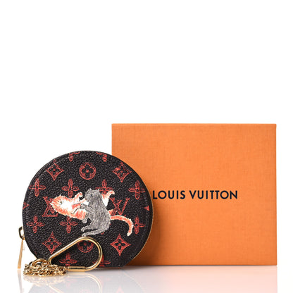 Louis Vuitton Calfskin Catogram Micro Boite Chapeau Marron 9 of 9