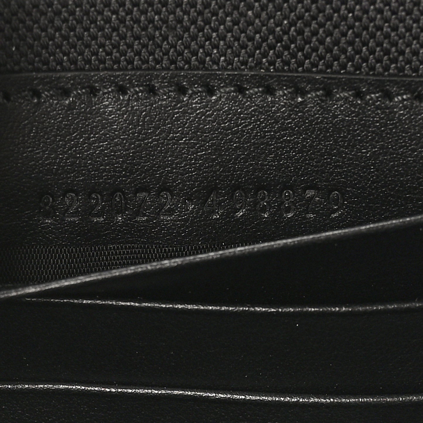 GG Supreme Monogram Web Small Shoulder Bag Black Grey