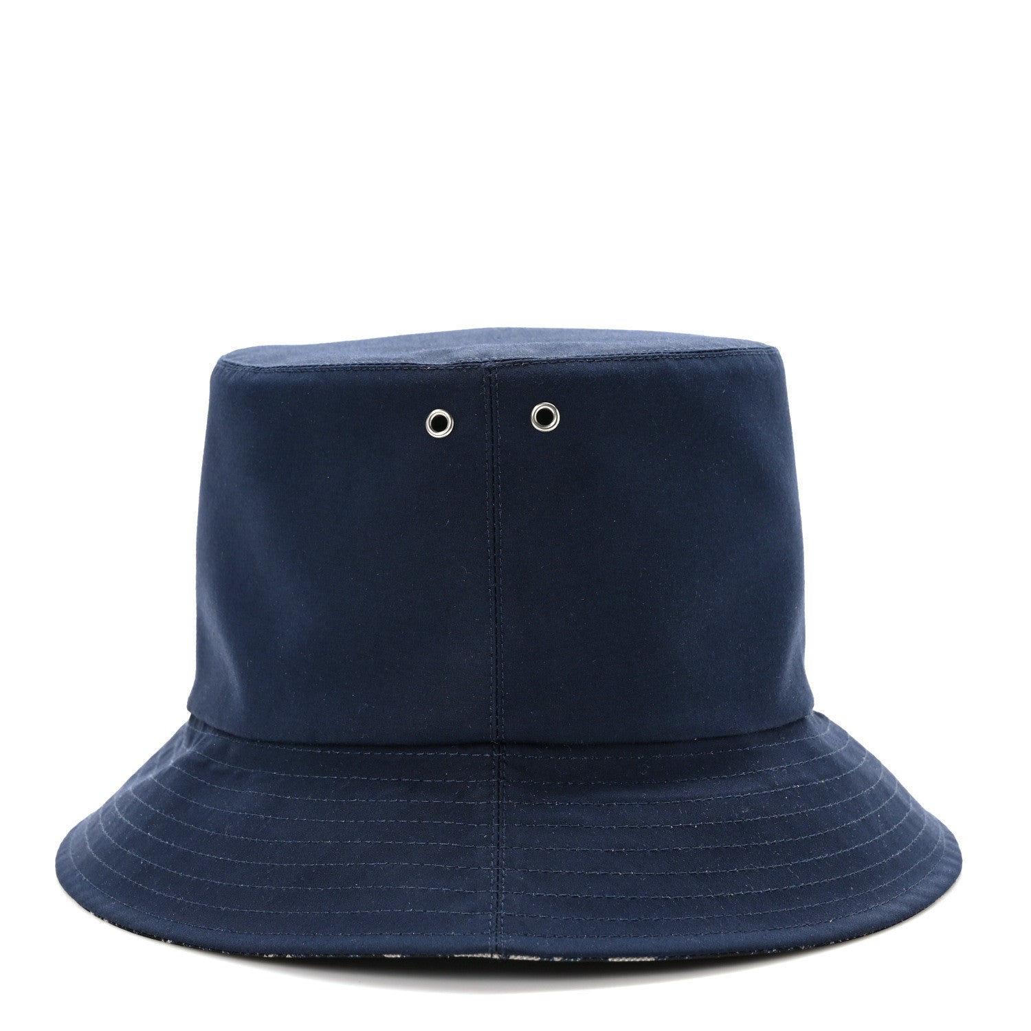 Christian Dior Oblique Reversible Teddy-D Brim Bucket Hat 57 Blue 8 of 13