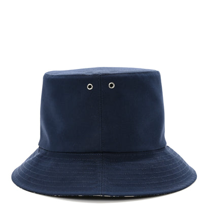 Christian Dior Oblique Reversible Teddy-D Brim Bucket Hat 57 Blue 8 of 13