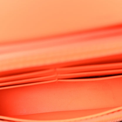 Balenciaga Shiny Box Calfskin Hourglass Chain Bag Fluo Orange 5 of 9